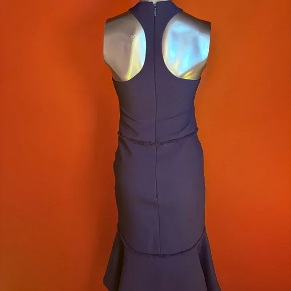 Cinq à Sept Dante Navy Halter Midi Dress - Picture 6 of 9